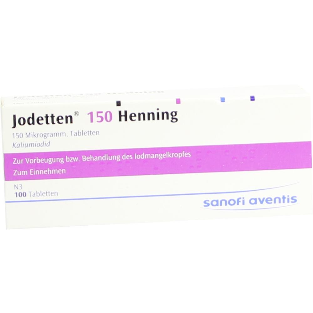 Jodetten 150 Henning 150 Mikrogramm