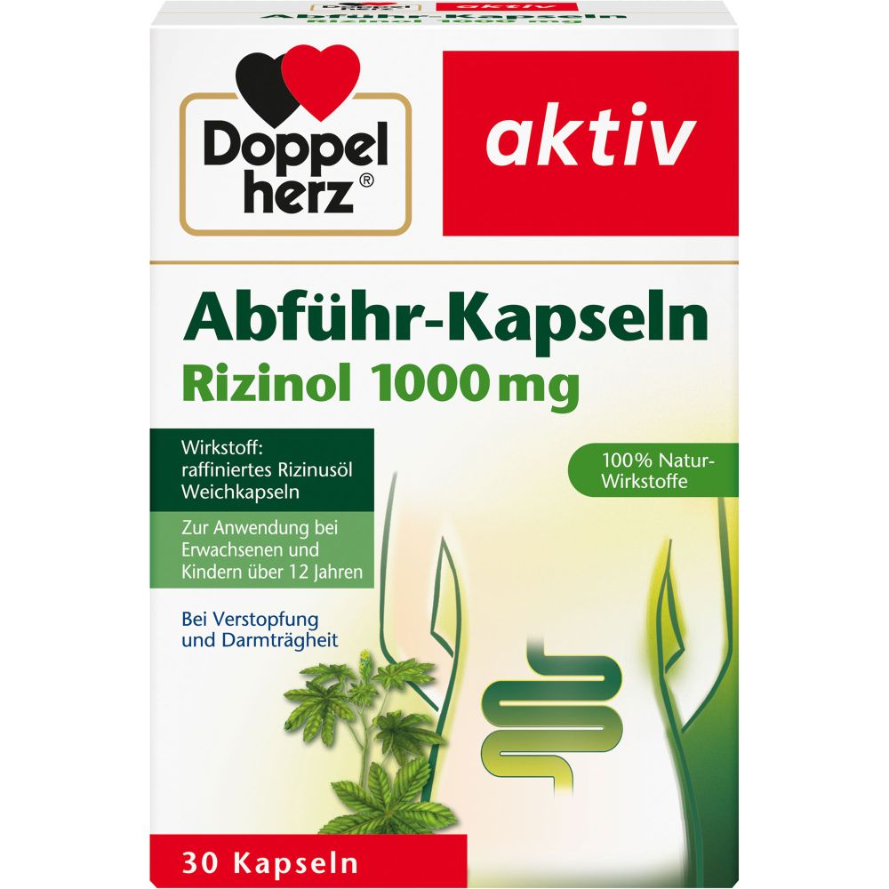 Doppelherz Abführ-Kapseln Rizinol 1000 mg