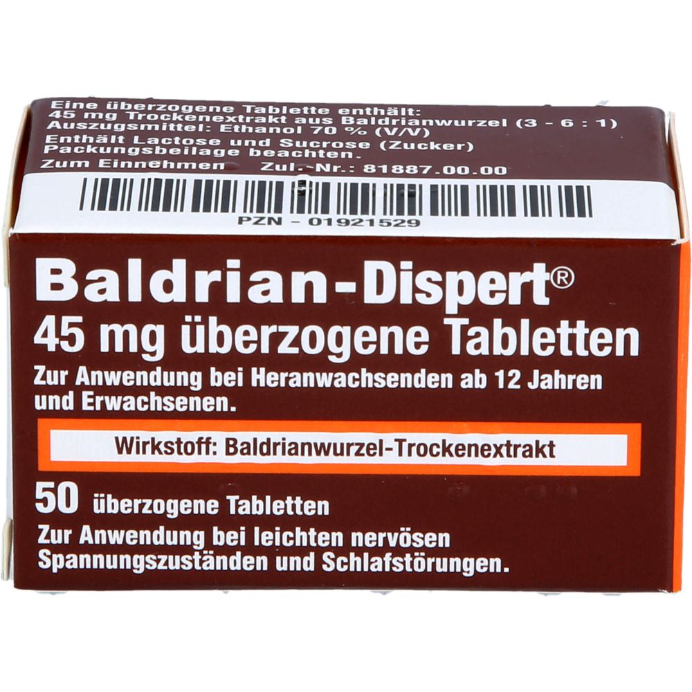 Baldrian-Dispert 45 mg