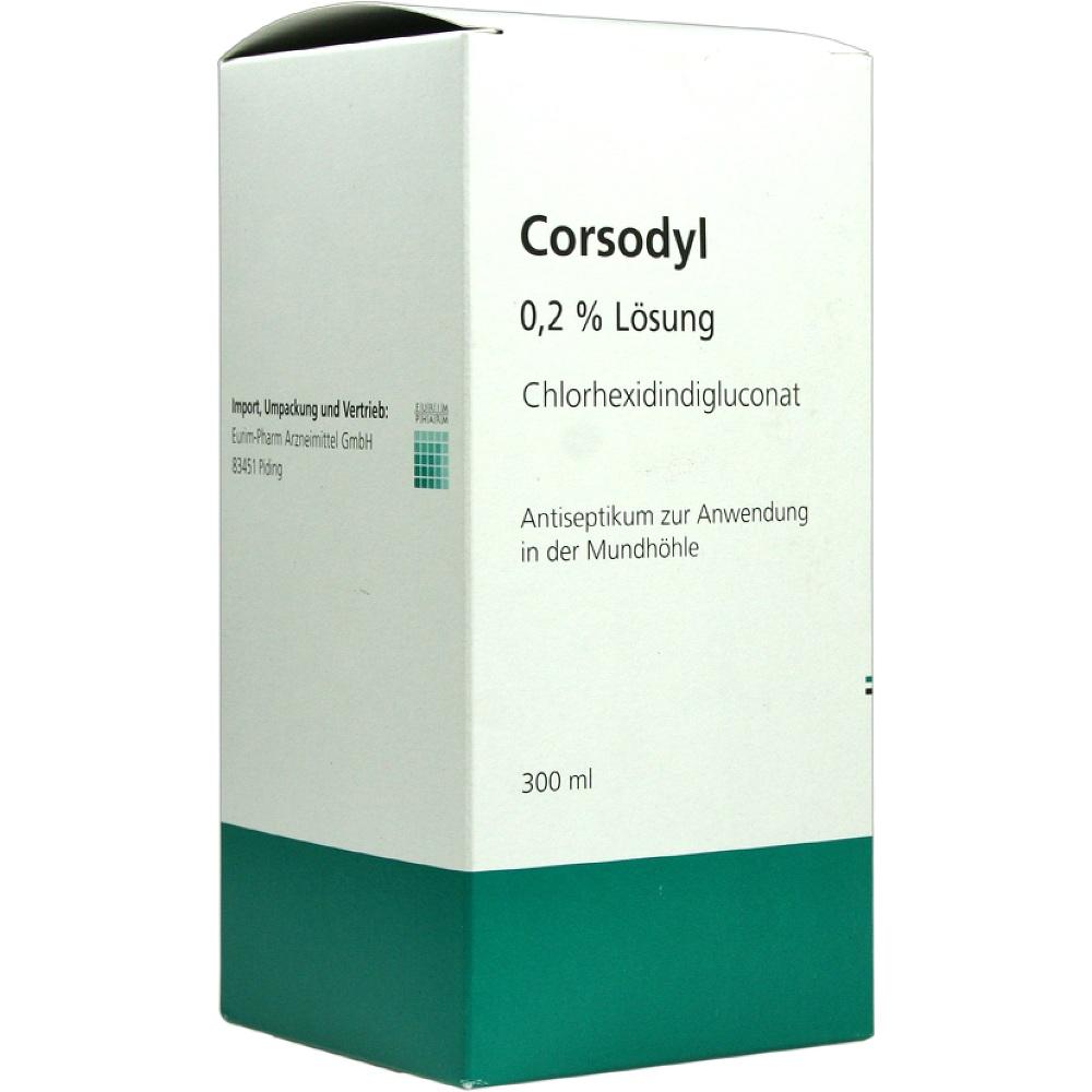 Corsodyl 0,2% zur Anwendung in der Mundhöhle