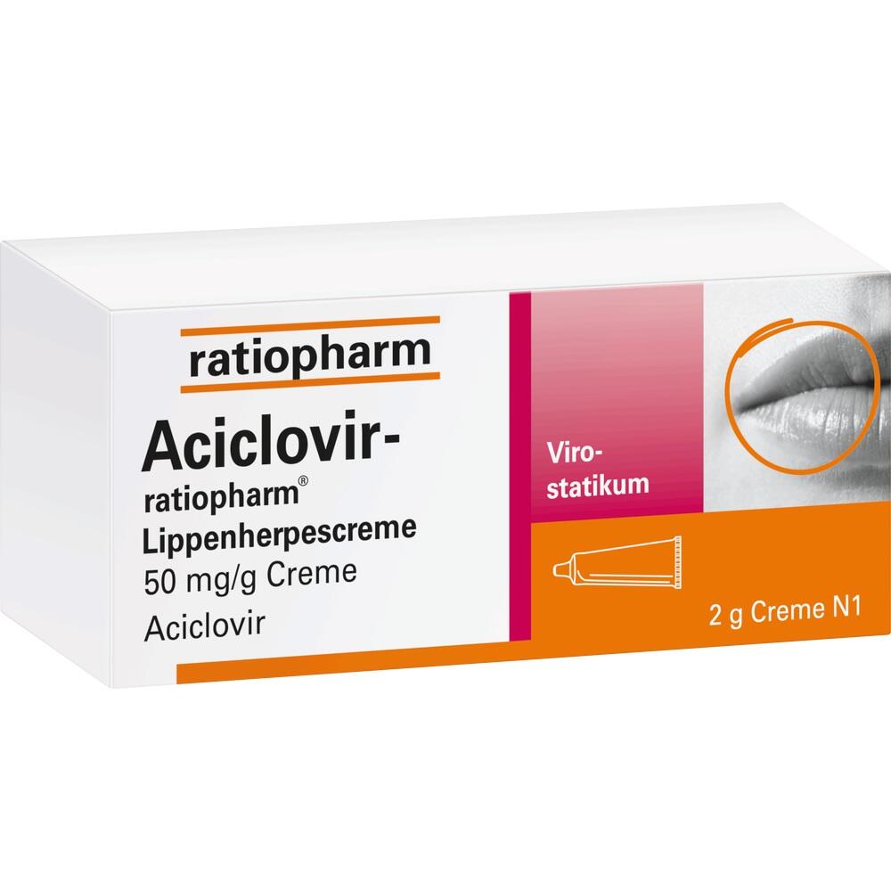 Aciclovir ratiopharm Lippenherpes