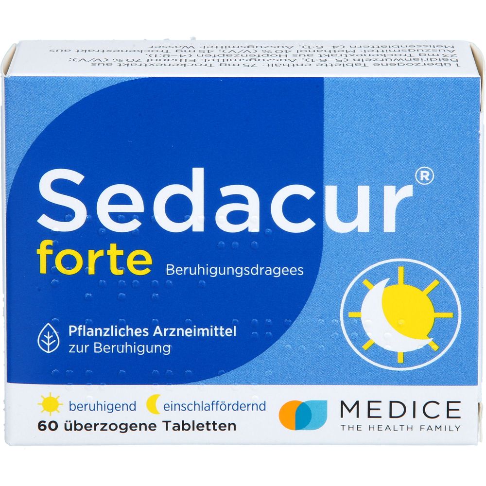 Sedacur forte Beruhigungsdragees