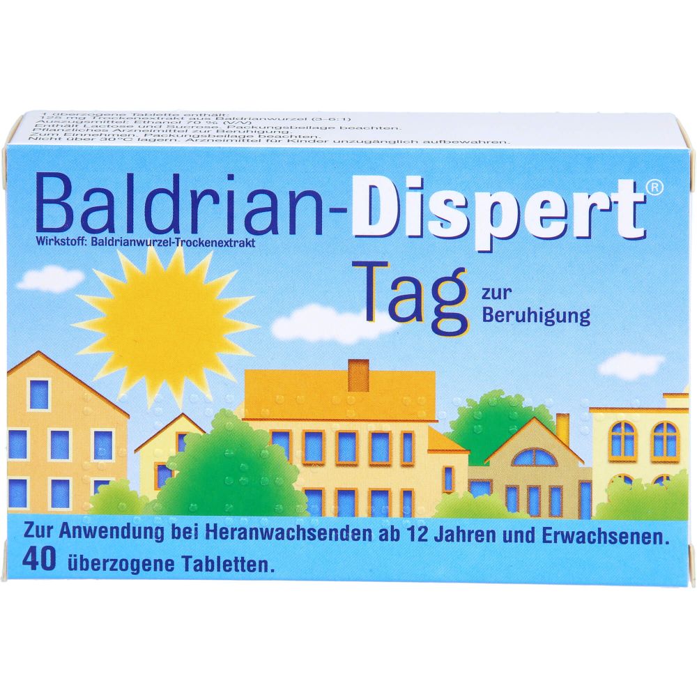 Baldrian-Dispert Tag zur Beruhigung