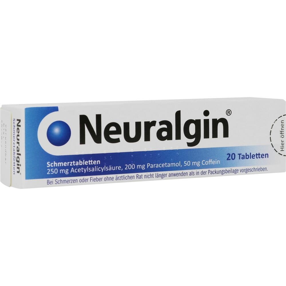 Neuralgin Schmerztabletten 250 mg/200 mg/50 mg
