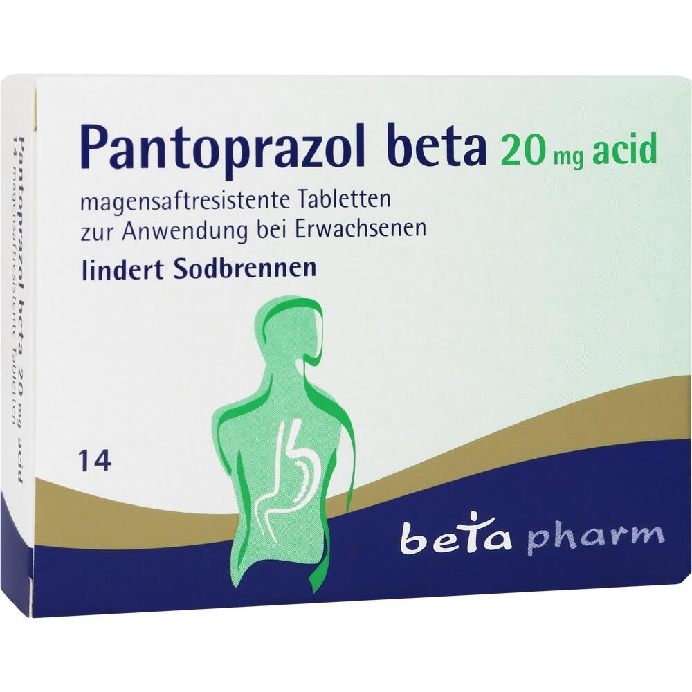 Pantoprazol beta 20 mg acid