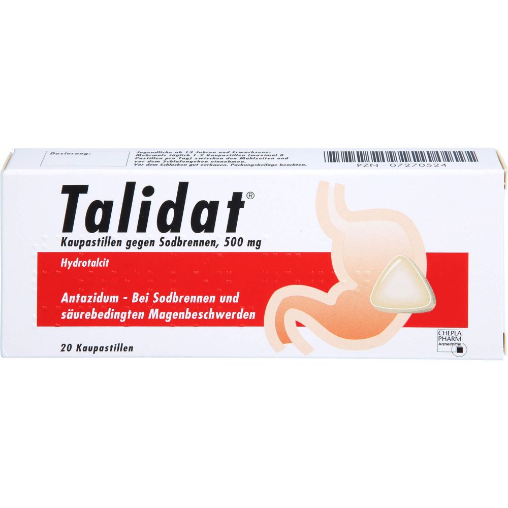 Talidat Kaupastillen gegen Sodbrennen