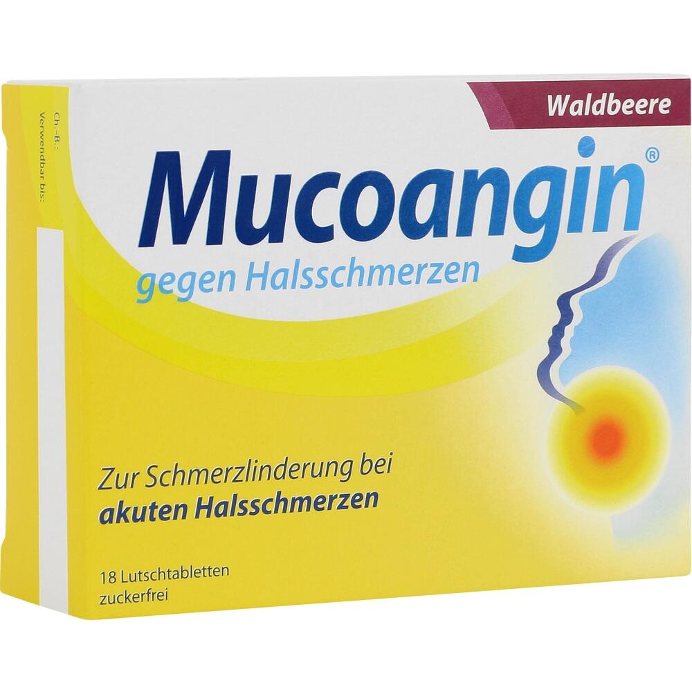 Mucoangin gegen Halsschmerzen Waldbeere