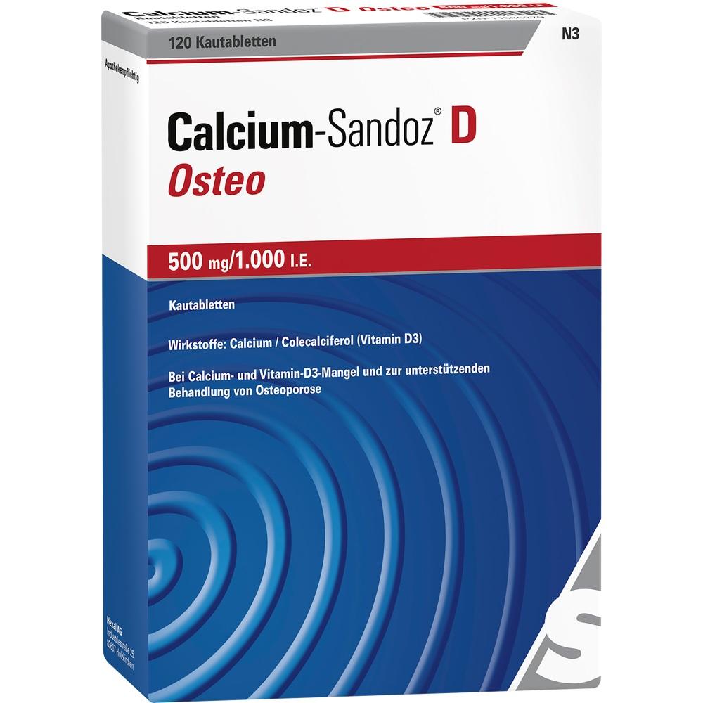 Calcium-Sandoz D Osteo 500 mg/1000 I.E.