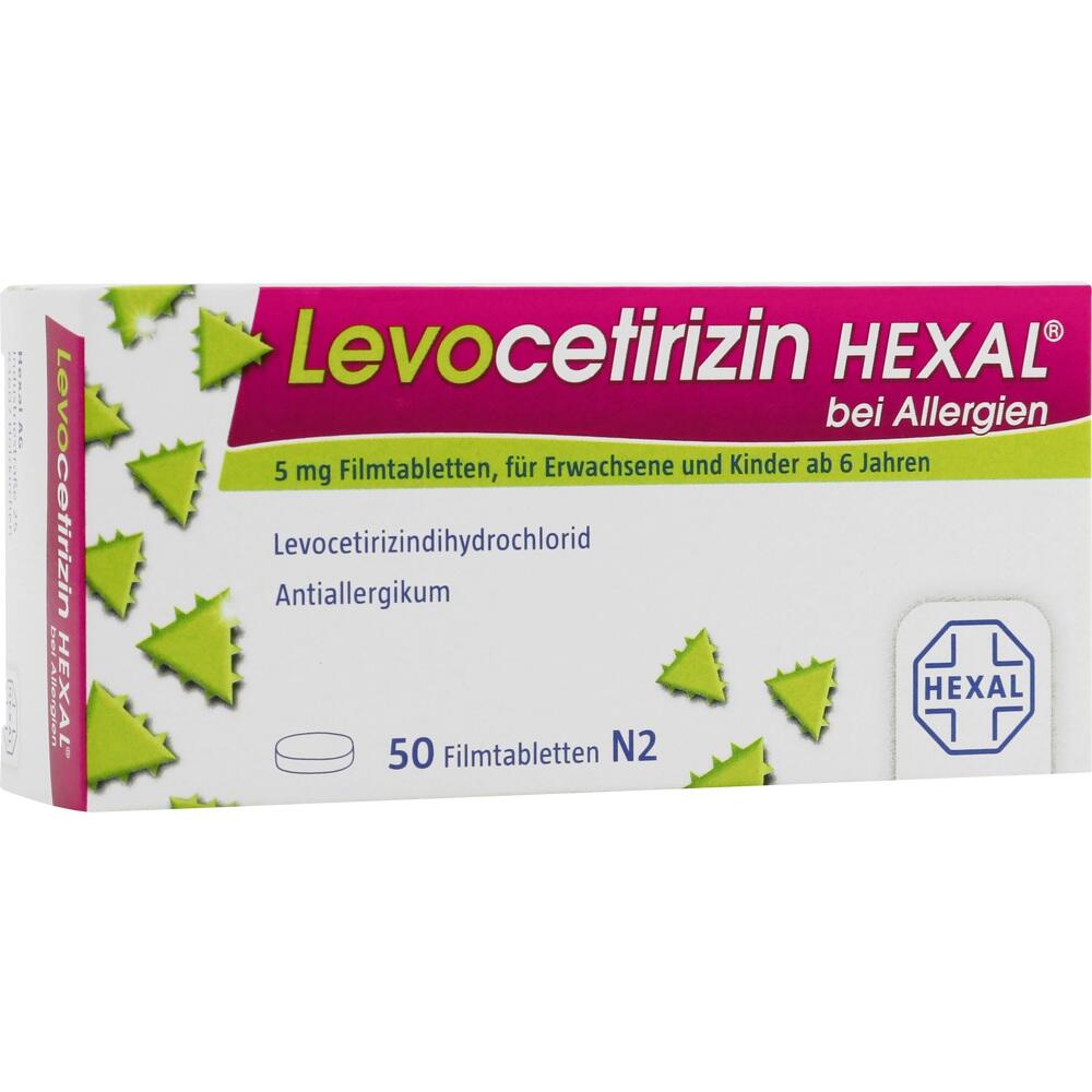 Levocetirizin HEXAL bei Allergien 5 mg