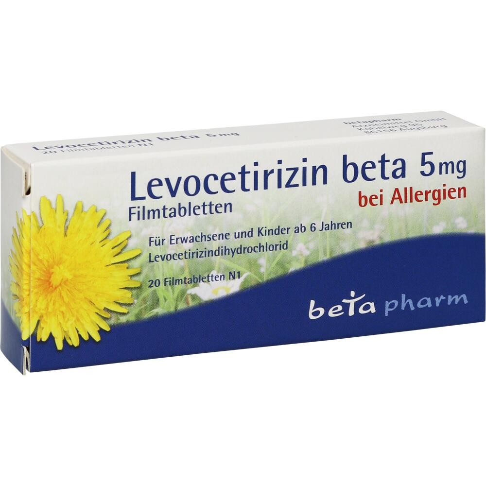 Levocetirizin beta 5 mg