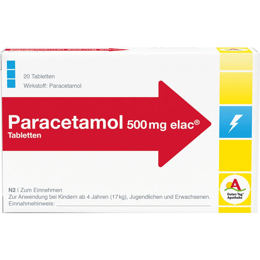 Paracetamol elac 500 mg