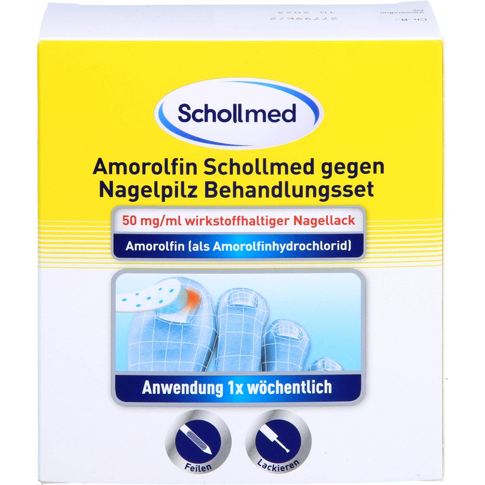 Amorolfin Schollmed gegen Nagelpilz Behandlungsset