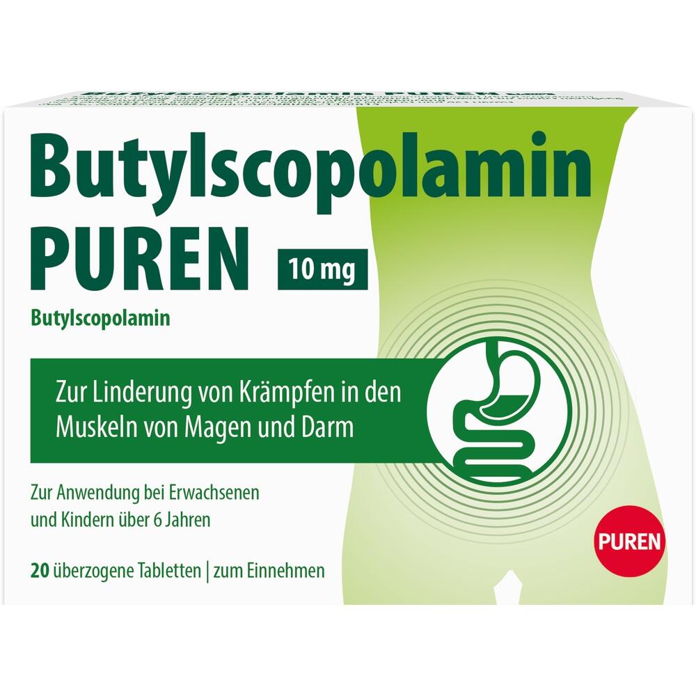 Butylscopolamin PUREN 10 mg