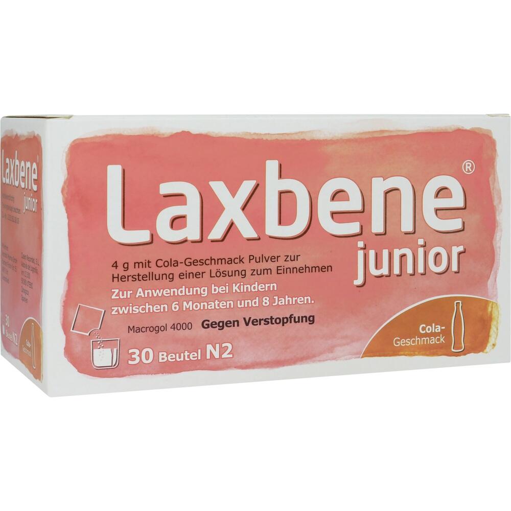 Laxbene junior 4 g mit Cola-Geschmack