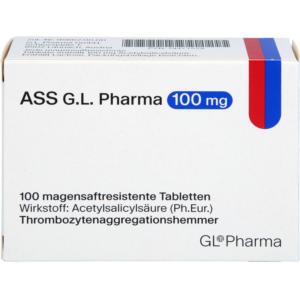 ASS G.L. Pharma 100 mg