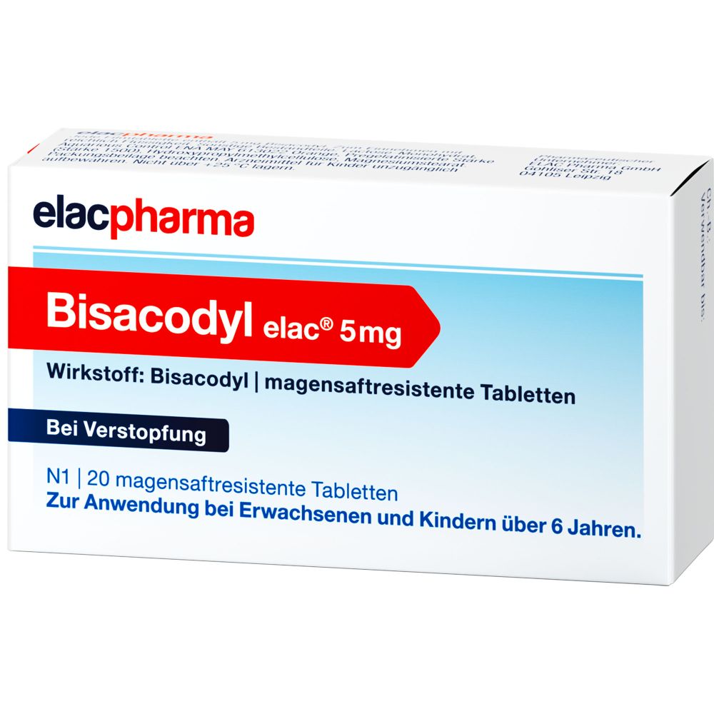 Bisacodyl elac 5 mg