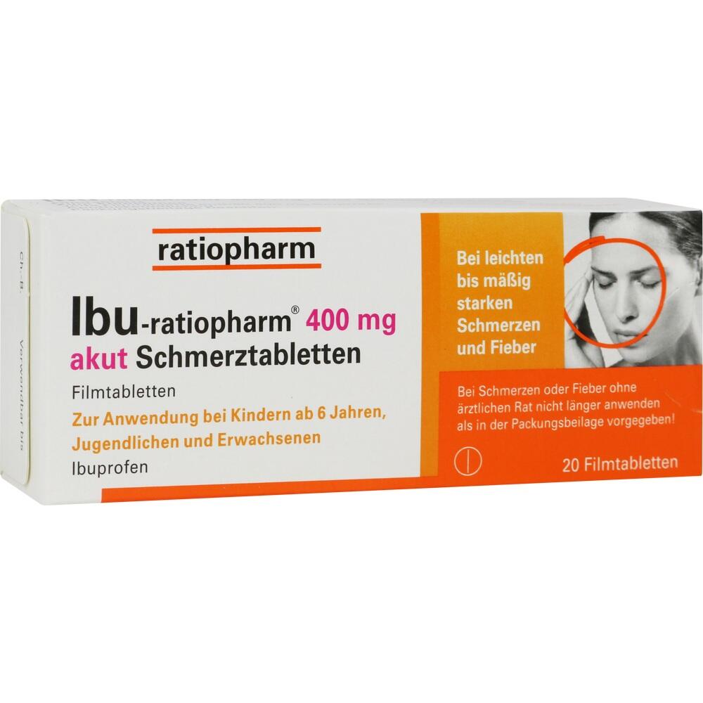 IBU-ratiopharm 400 akut Schmerztabletten