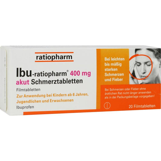 IBU-ratiopharm 400 akut Schmerztabletten