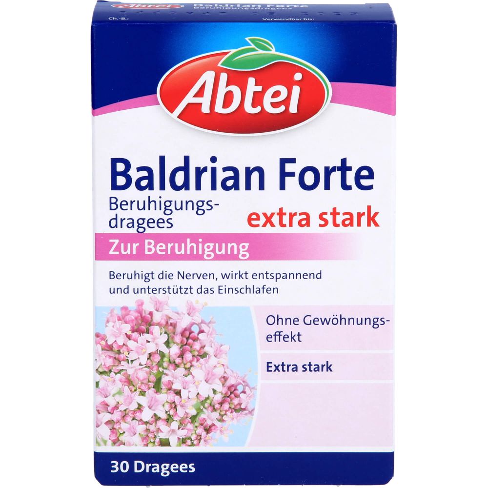Abtei Baldrian forte Beruhigungsdragees