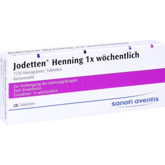 Jodetten Henning 1x wöchentlich 1530 Mikrogramm
