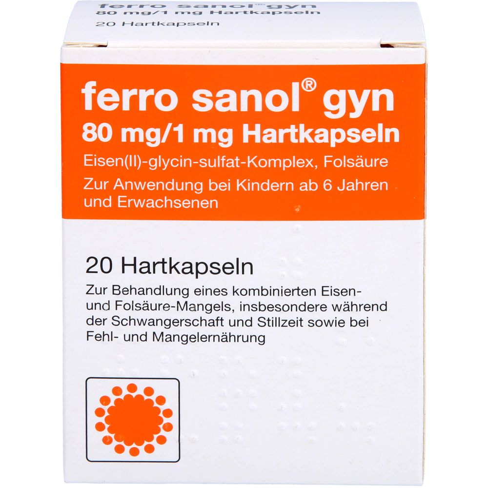 Ferro sanol gyn 80 mg/1 mg