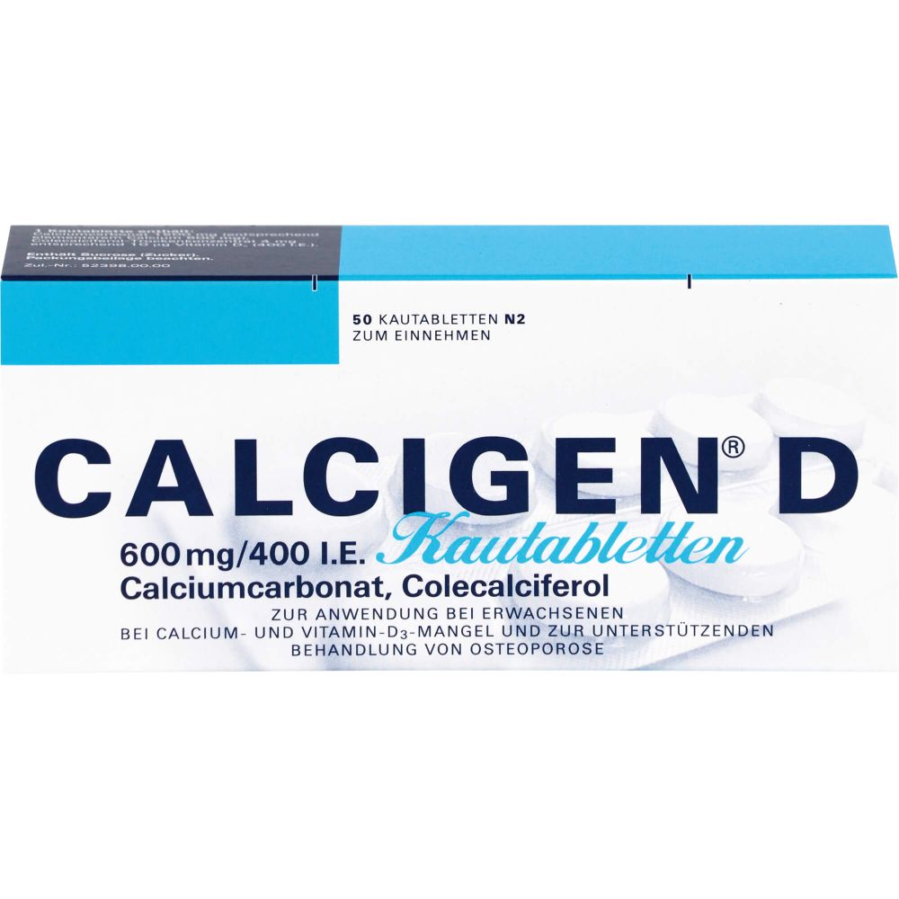 CALCIGEN D 600 mg/400 I.E.