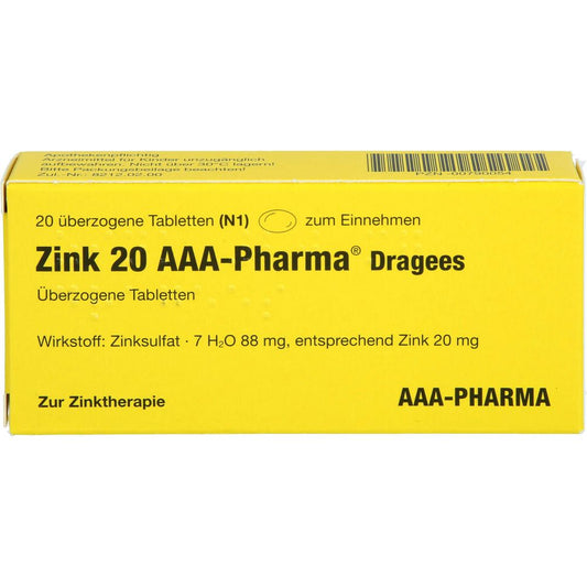 Zink 20 AAA-Pharma