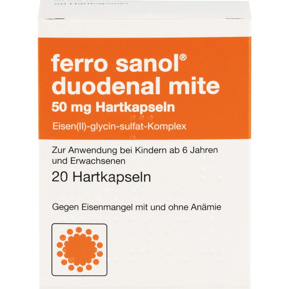 Ferro sanol duodenal mite 50 mg