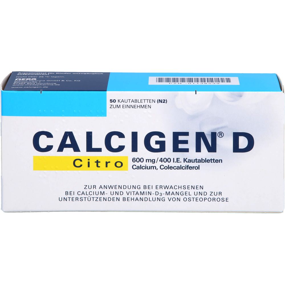 CALCIGEN D Citro 600 mg/400 I.E.