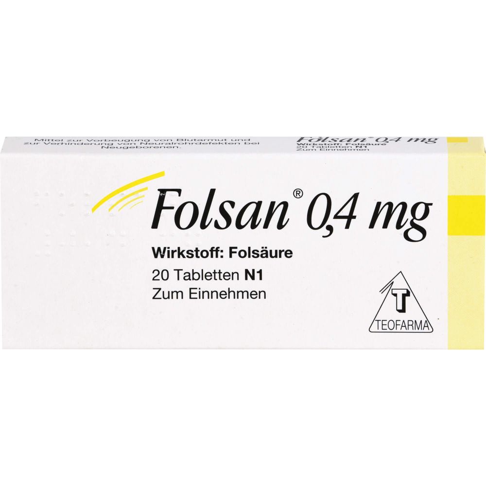 Folsan 0,4 mg Tabletten