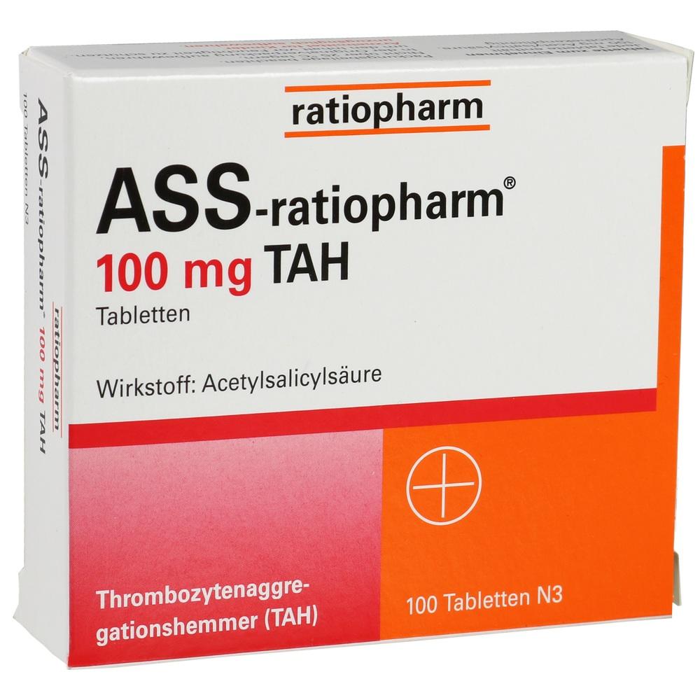 ASS-ratiopharm 100 mg TAH
