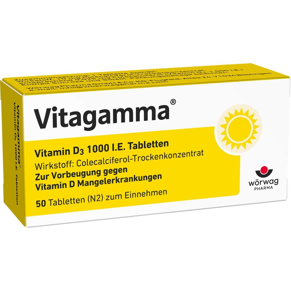 Vitagamma Vitamin D3 1000 I.E.