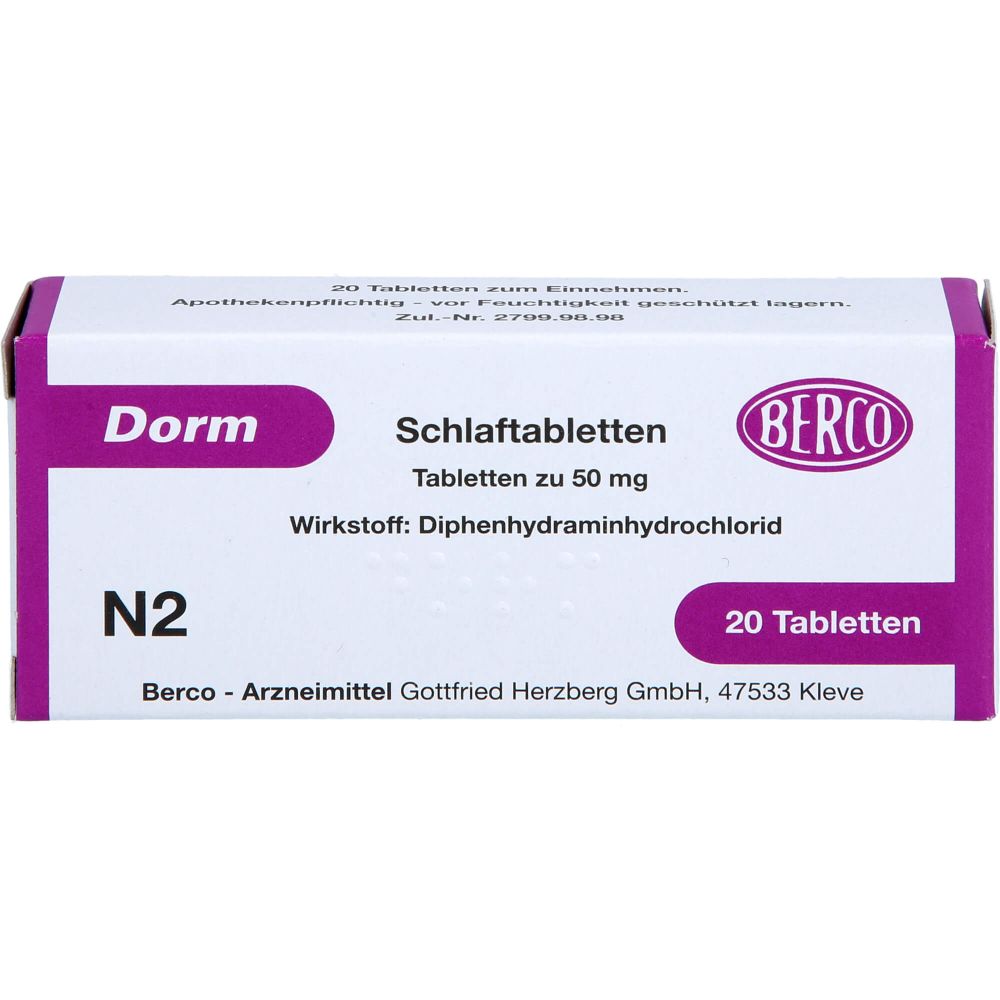 Dorm Schlaftabletten