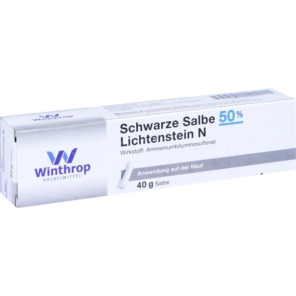 Schwarze Salbe 50 % Lichtenstein N