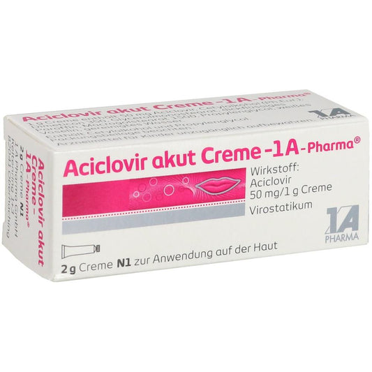 Aciclovir akut Creme-1A Pharma