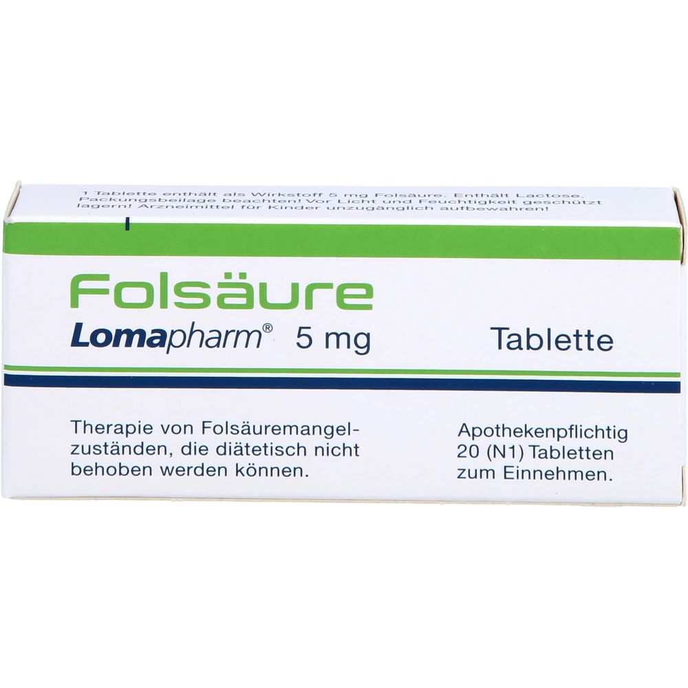 Folsäure Lomapharm 5 mg