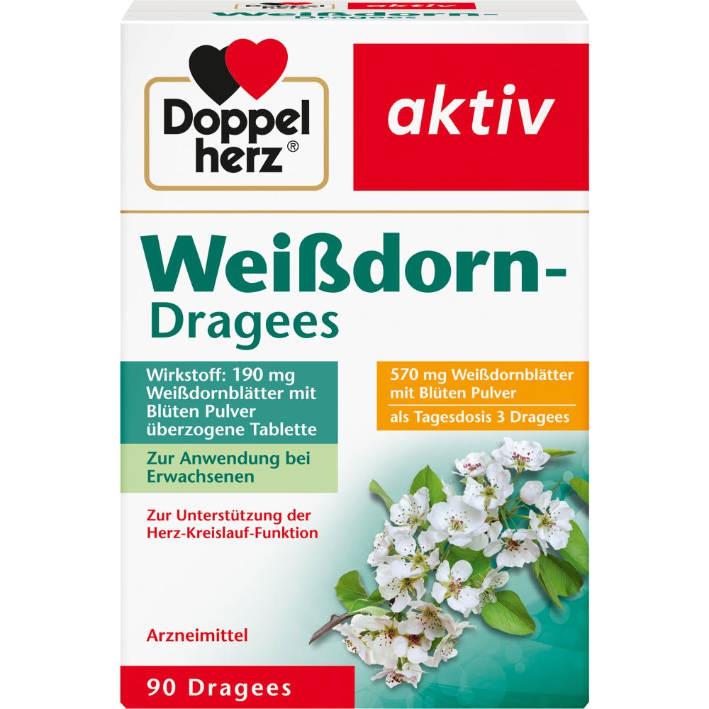 Doppelherz Weißdorn Dragees