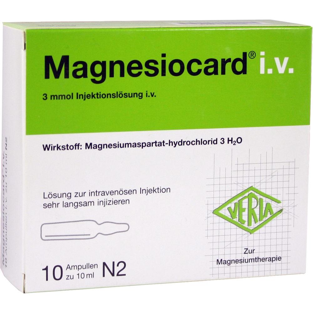 Magnesiocard i.v. 3 mmol Injektionslösung
