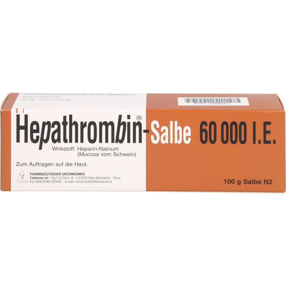 Hepathrombin-Salbe 60000 I.E.