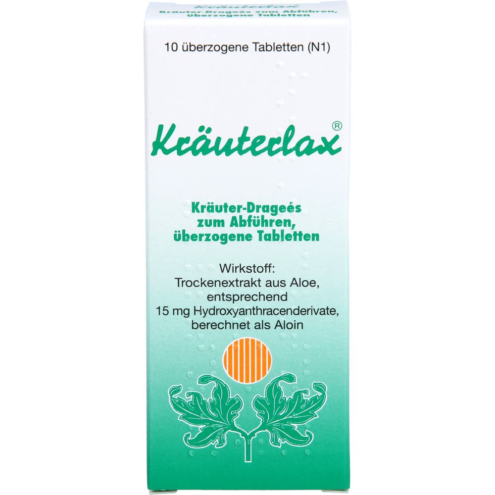 Kräuterlax Kräuter-Dragees zum Abführen