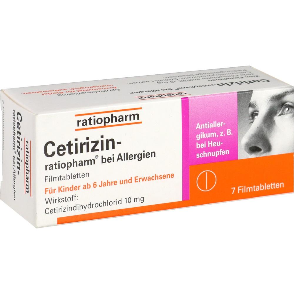 Cetirizin-ratiopharm bei Allergien