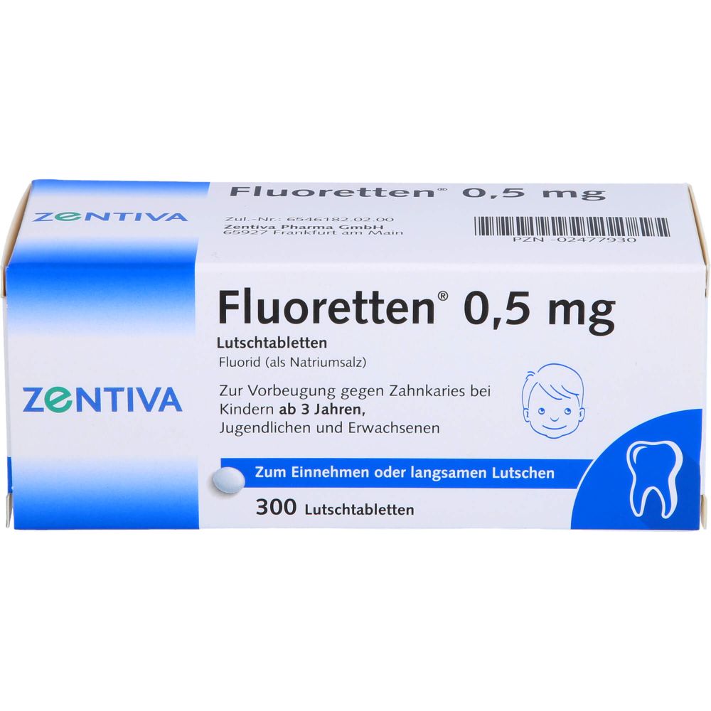 Fluoretten 0,5 mg
