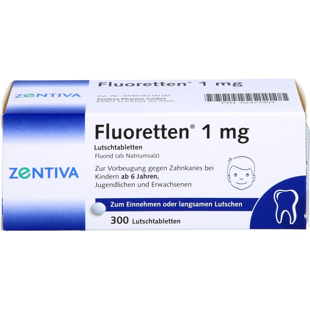 Fluoretten 1 mg