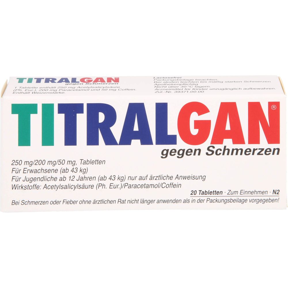 TITRALGAN gegen Schmerzen
