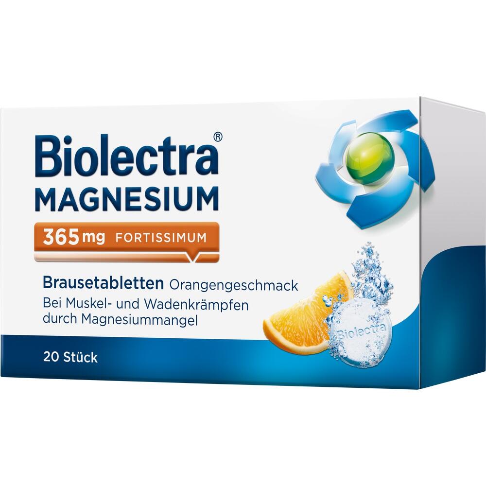 Biolectra Magnesium 365 mg fortissimum Orangengeschmack