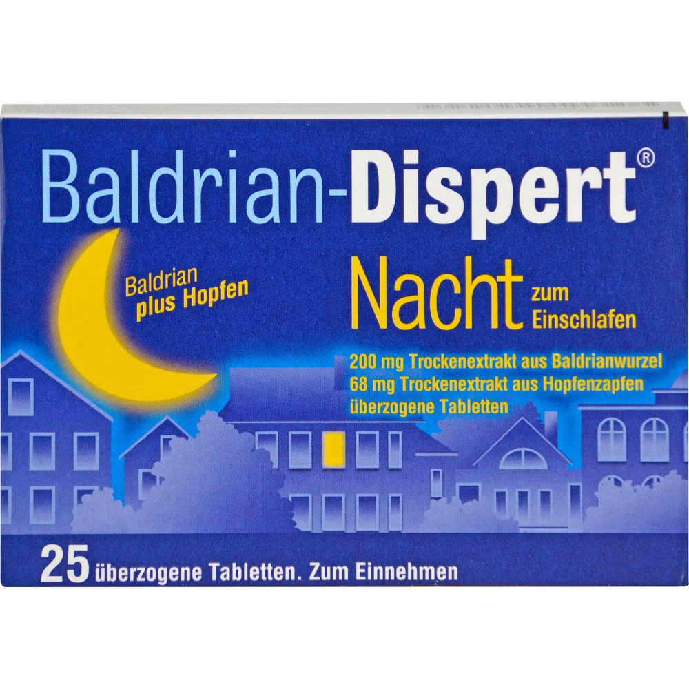 Baldrian-Dispert Nacht zum Einschlafen