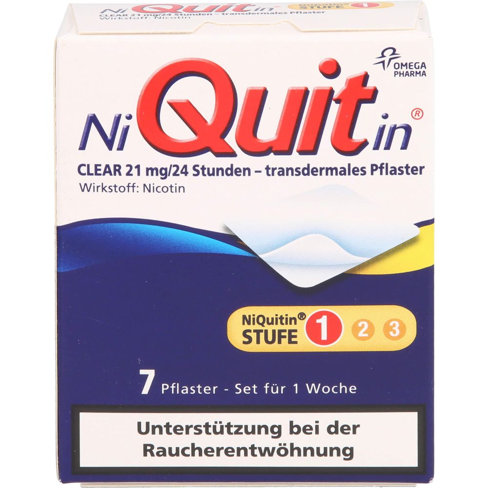NiQuitin Clear 21 mg/24 Stunden