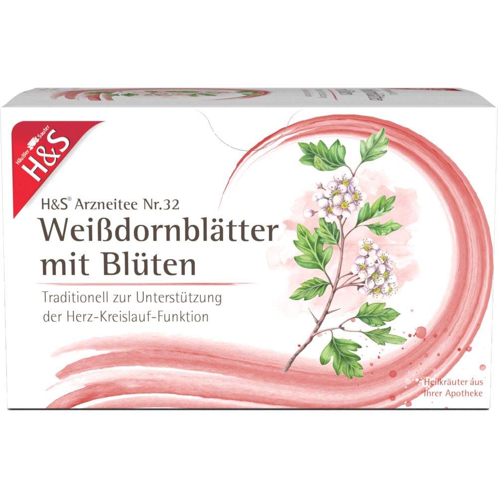 H&S Weißdornblätter mit Blüten