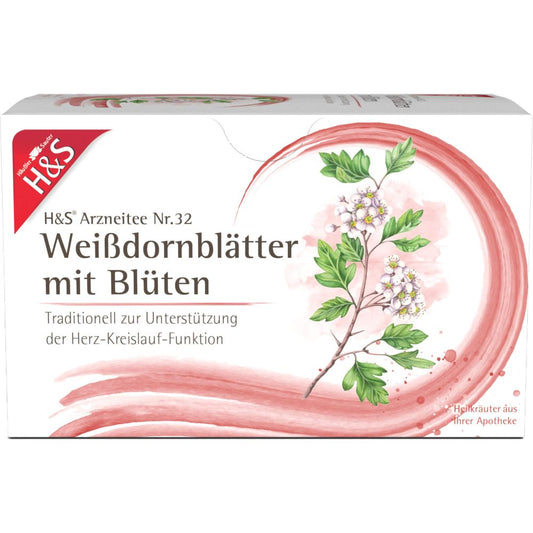 H&S Weißdornblätter mit Blüten