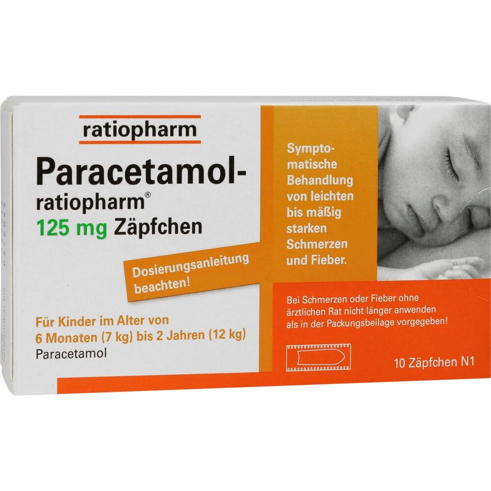 Paracetamol-ratiopharm 125 mg